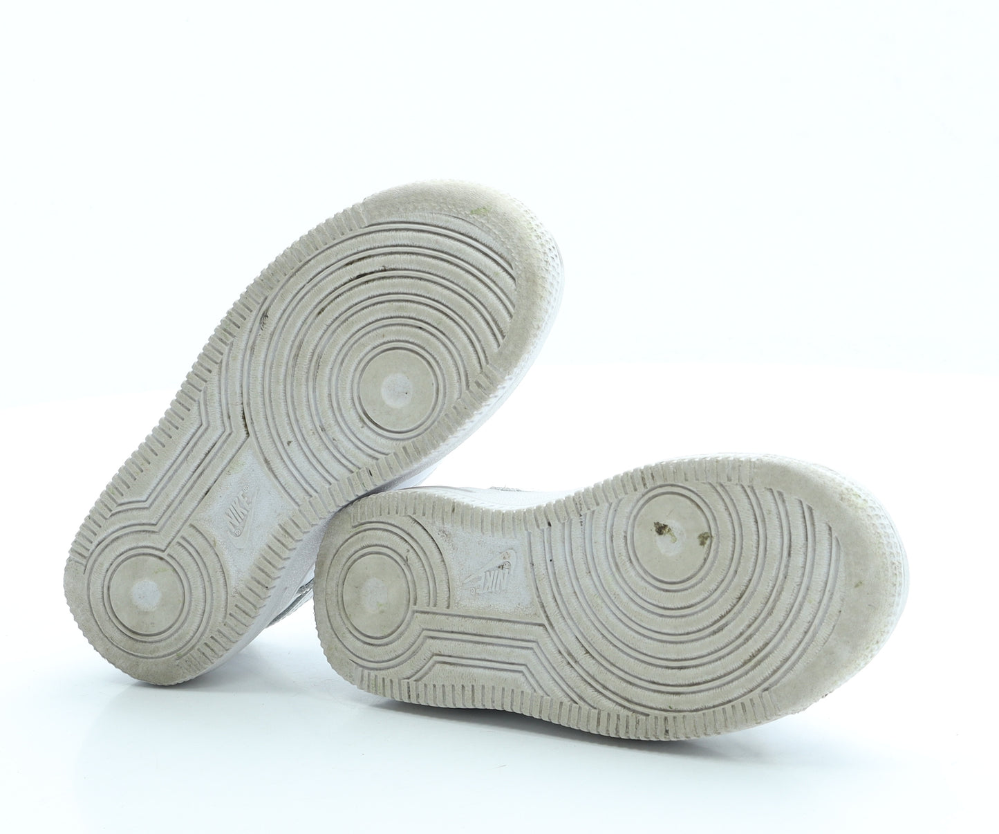 Nike Boys White Leather Trainer UK 10 27 - Air Force