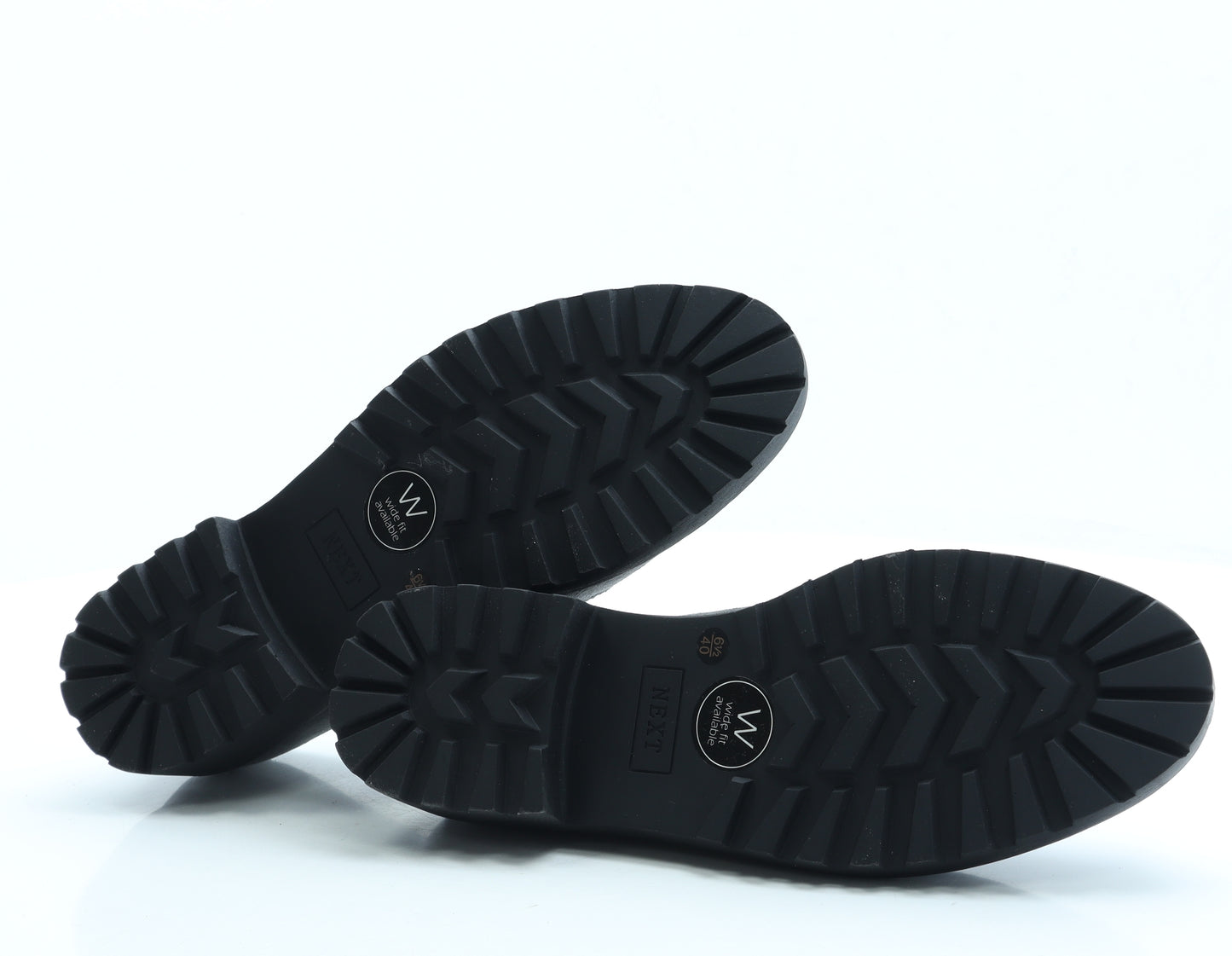 NEXT Womens Grey Suede Flat UK 6.5 40 - Brogue