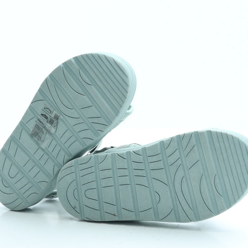 H&M Girls Green Polyester Strappy Sandal UK 1.5 33 - Butterfly