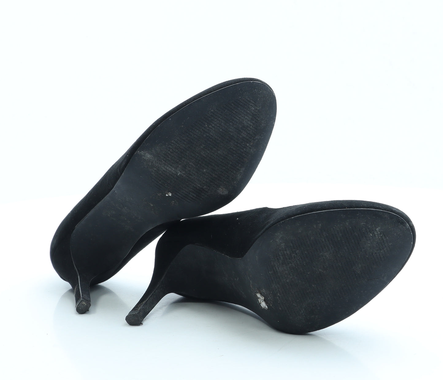 New Look Womens Black Suede Court Heel UK 6 39