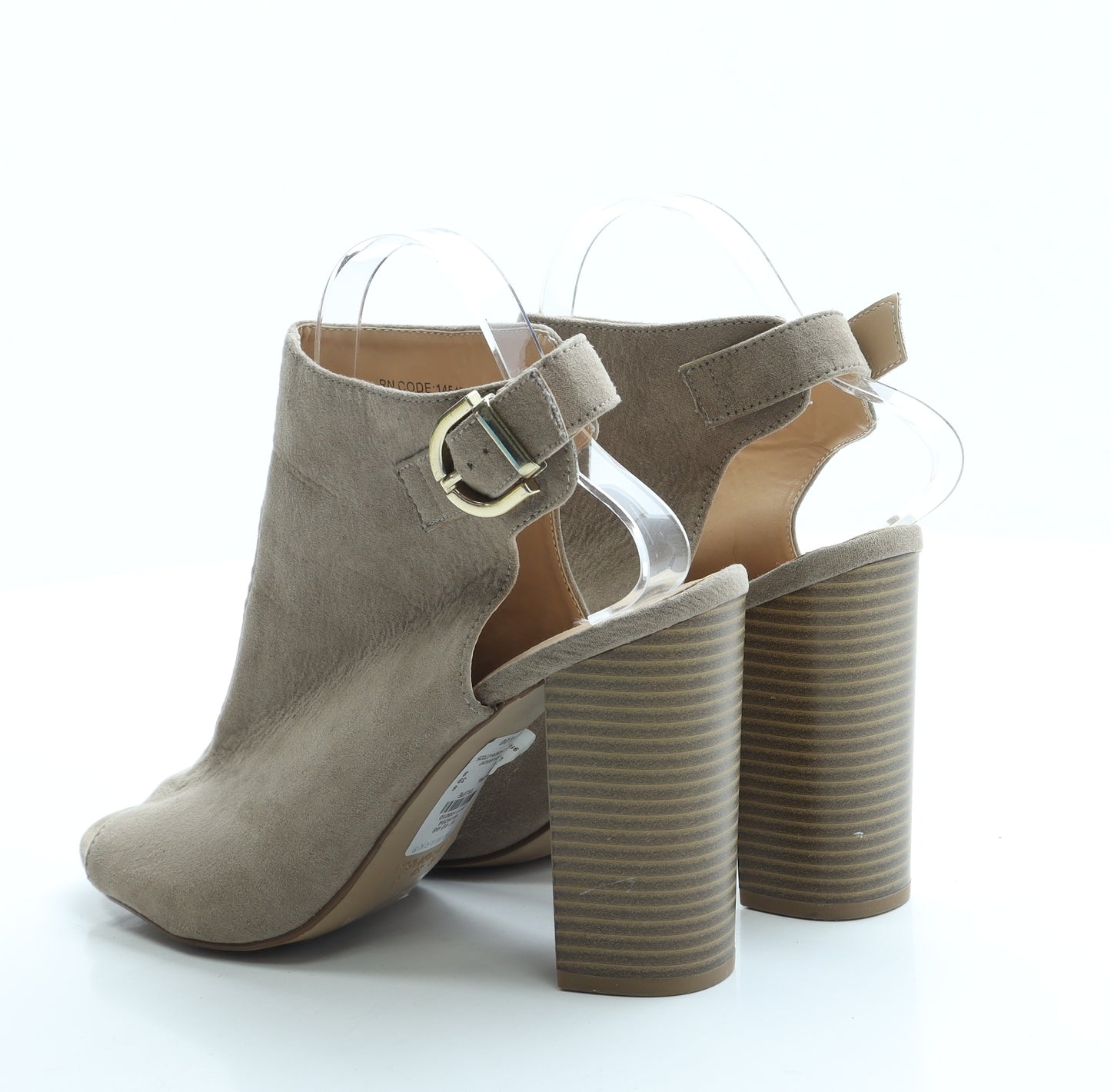 Primark Womens Beige Suede Slingback Heel UK 6 39