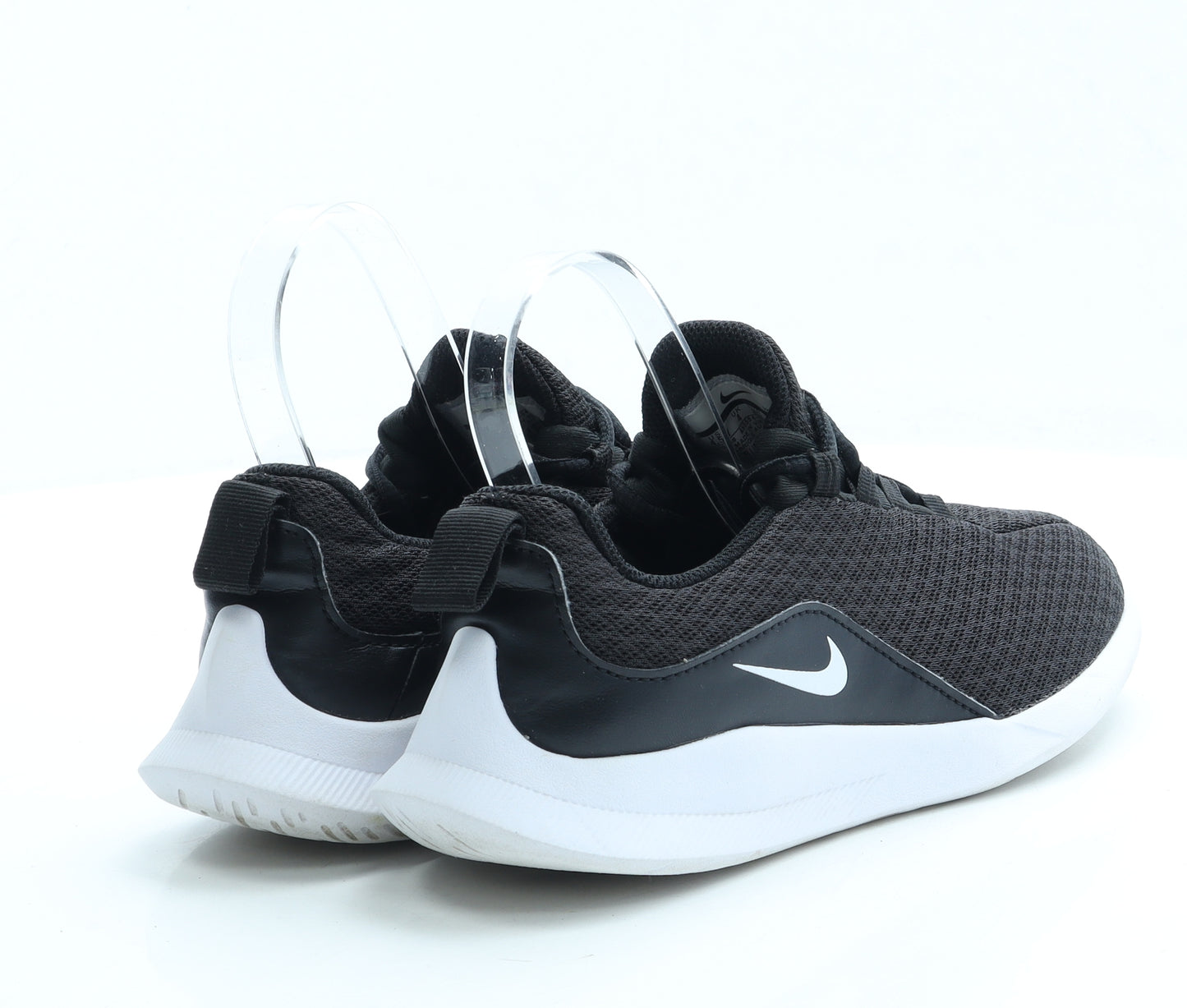 Nike Boys Black Polyester Trainer UK 4 36.5