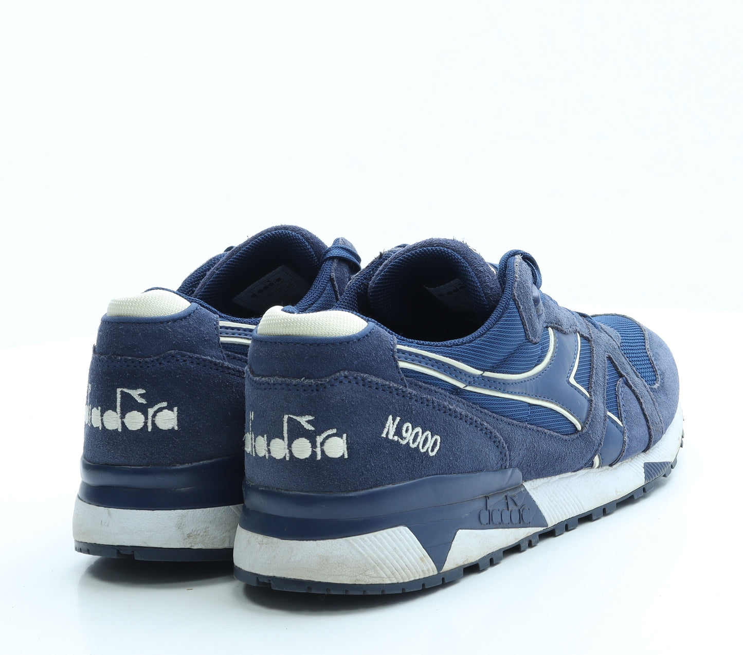 Diadora Mens Blue Polyester Trainer UK 9 43