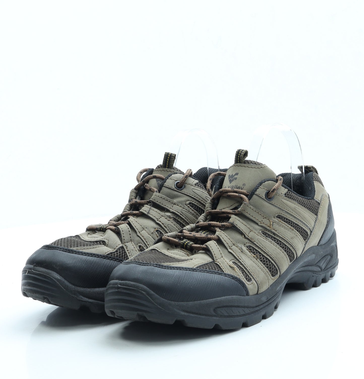 Wyre Valley Mens Green Polyester Trainer UK 8