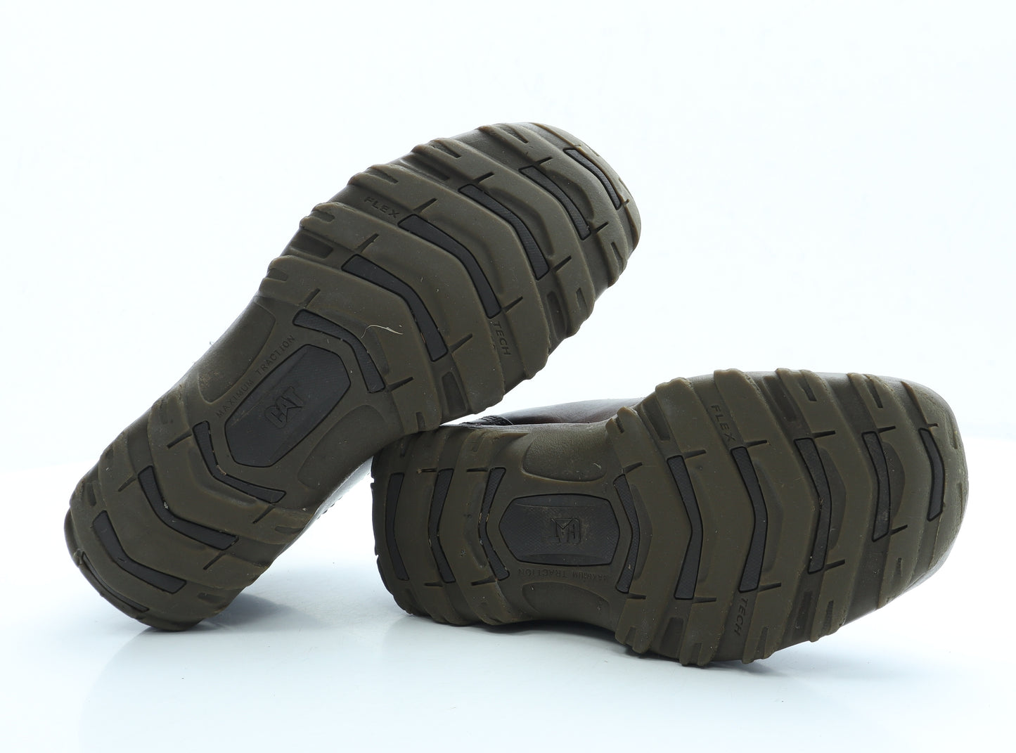 Catterpillar Mens Brown Leather Combat Boot UK 9 43