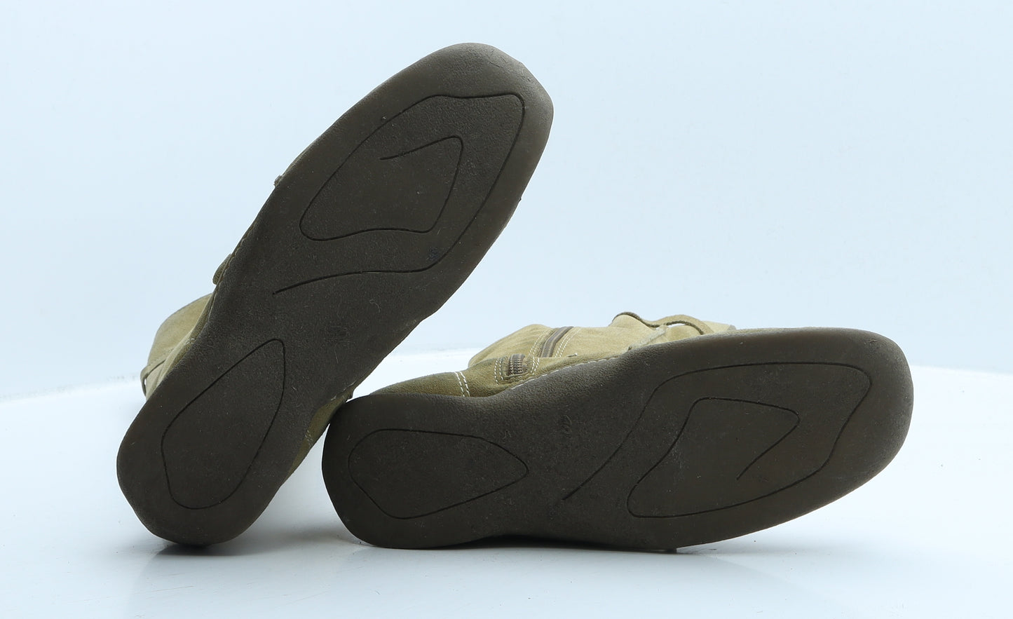 Preworn Womens Brown Leather Slip On Boot UK 7 40