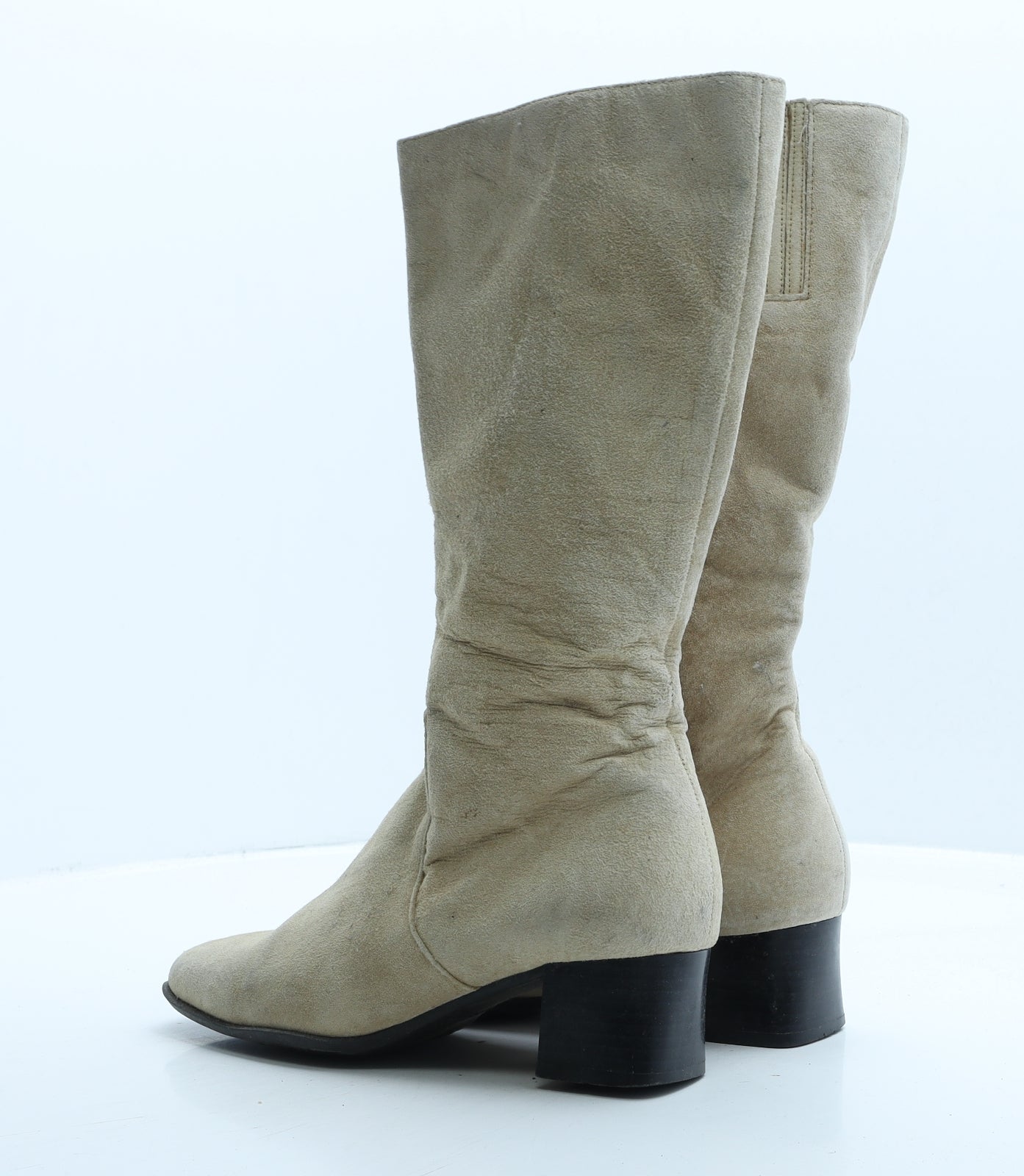 White Stag Womens Beige Leather Cowboy Boot UK 8 40