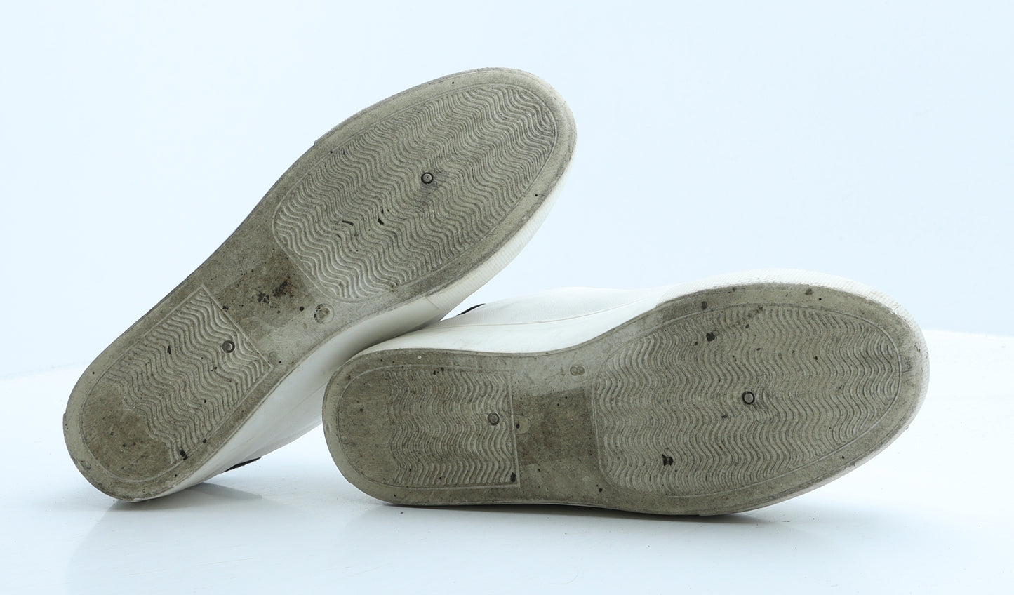 New Look Womens White Leather Trainer UK 8 41