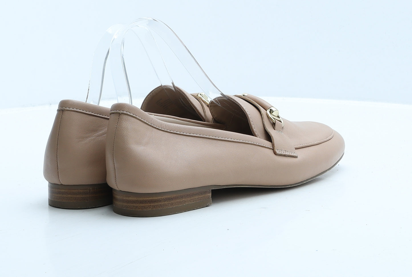 Dune Womens Pink Leather Loafer Flat UK 6 39