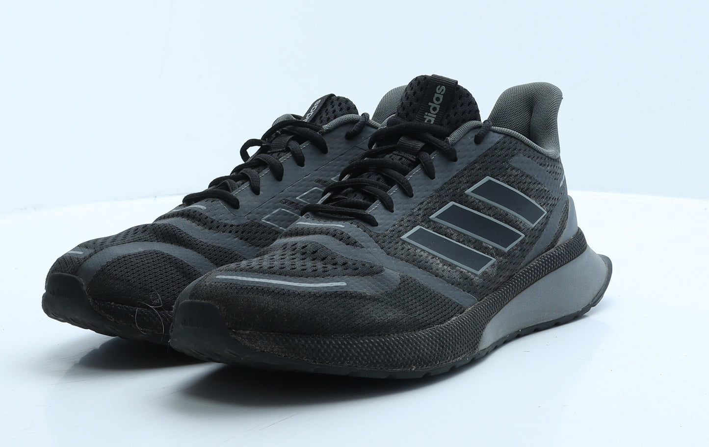 adidas Mens Black Polyester Trainer UK 10 45.5