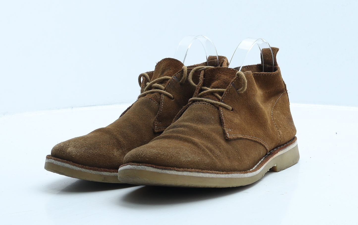 Preworn Mens Brown Leather Desert Boot UK 7 40