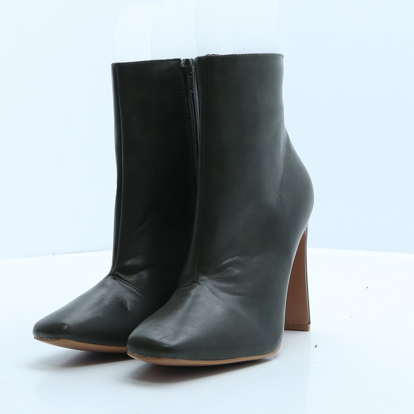 Rodier Womens Green Leather Bootie Boot UK 5 38