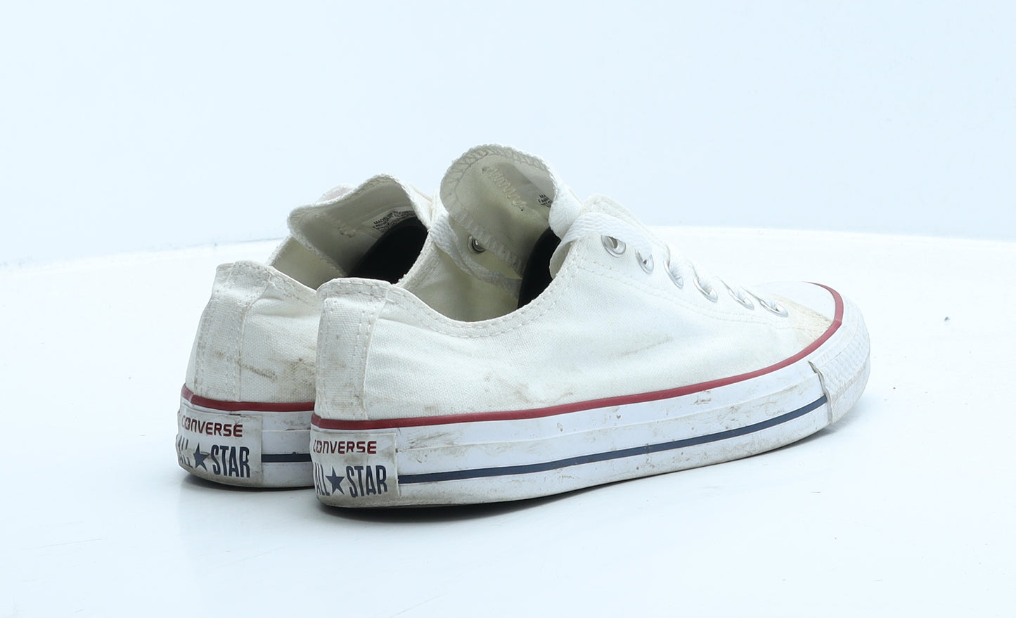 Converse Womens White Fabric Trainer UK 6 39