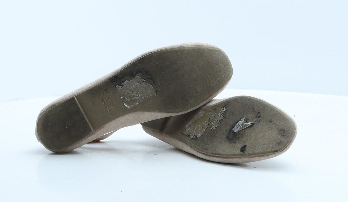 Primark Womens Pink Suede Ballet Flat UK 5 38