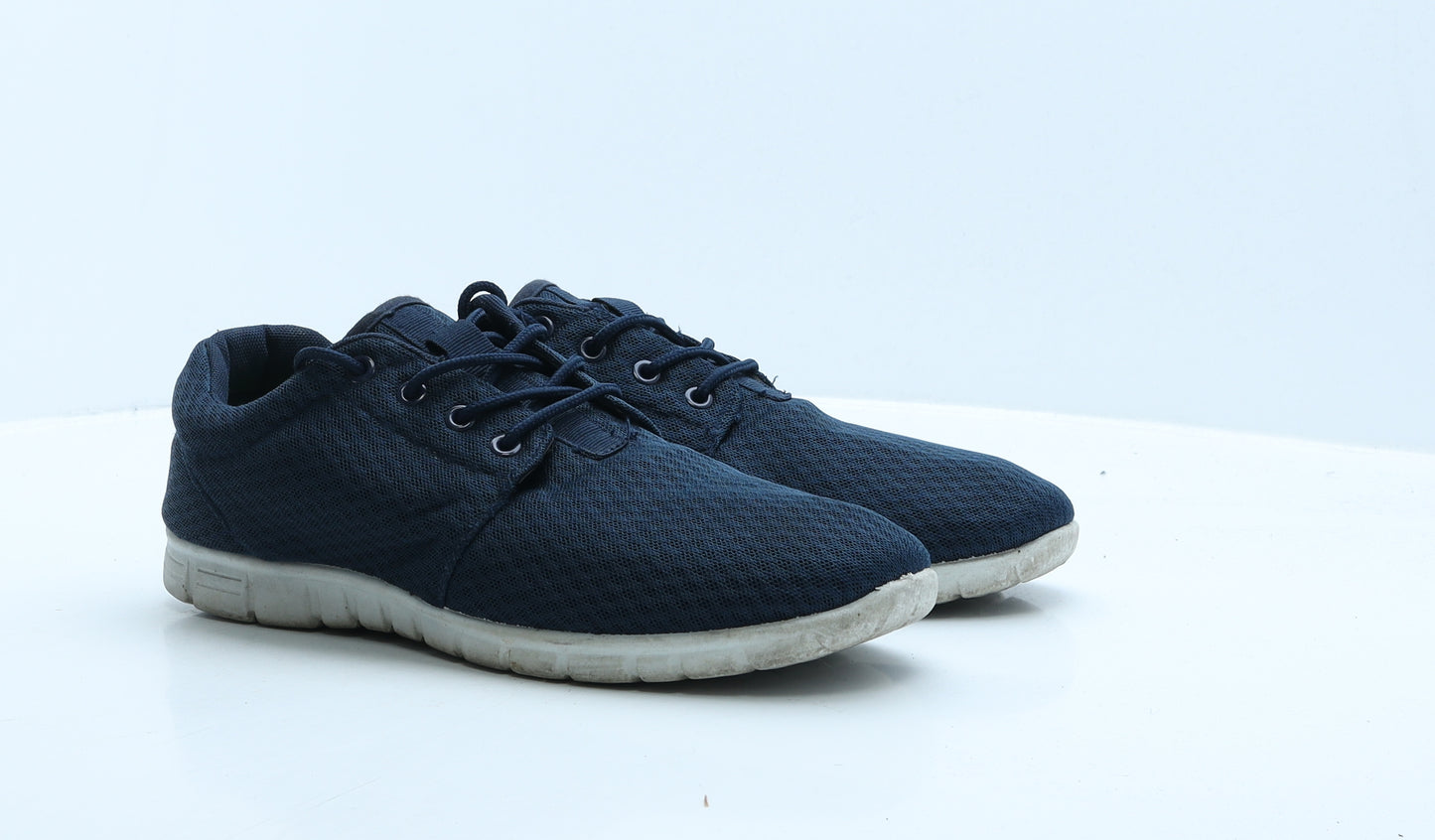 V. Mens Blue Fabric Trainer UK 10