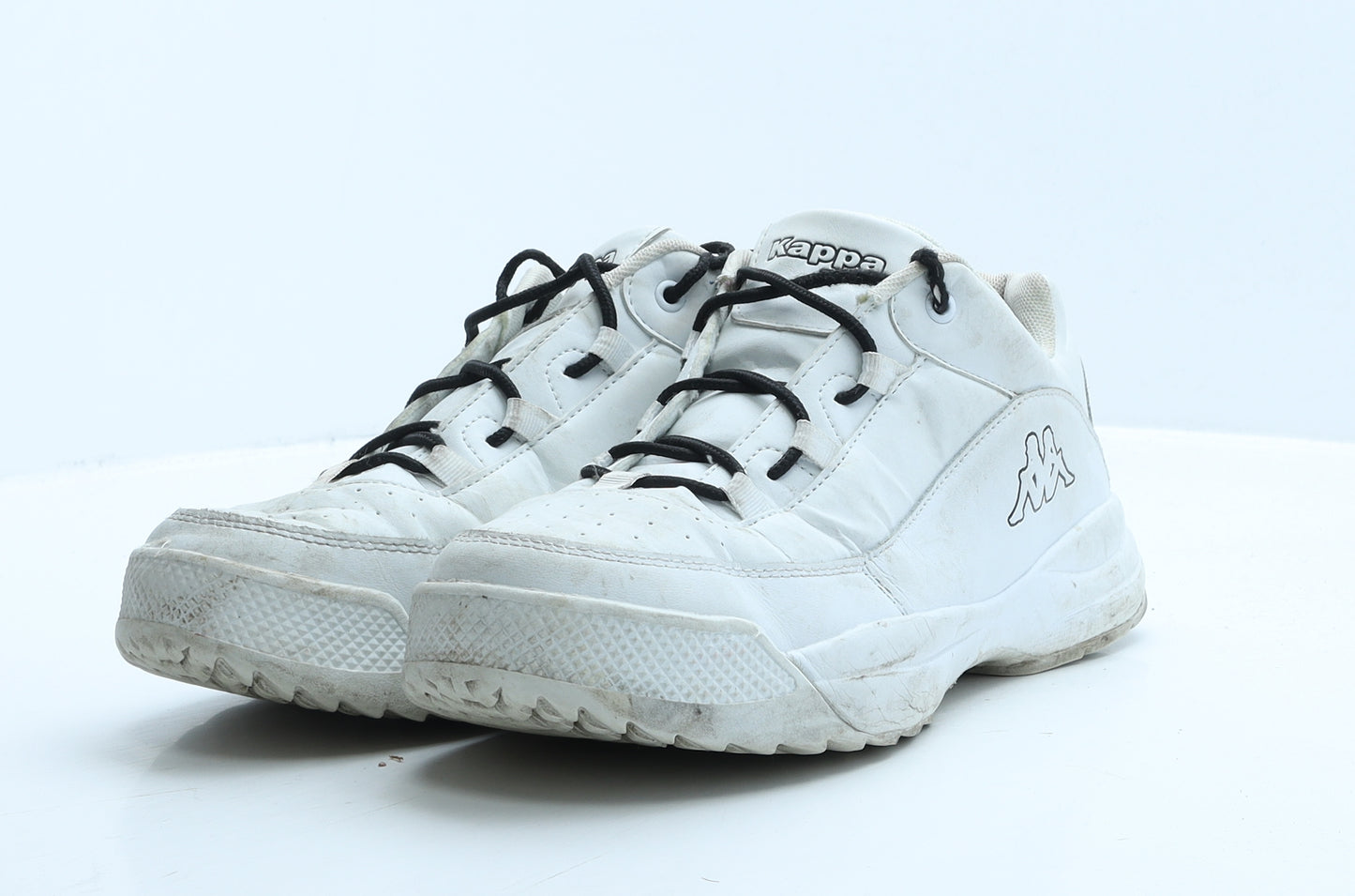 Kappa Mens White Leather Trainer UK 8 42