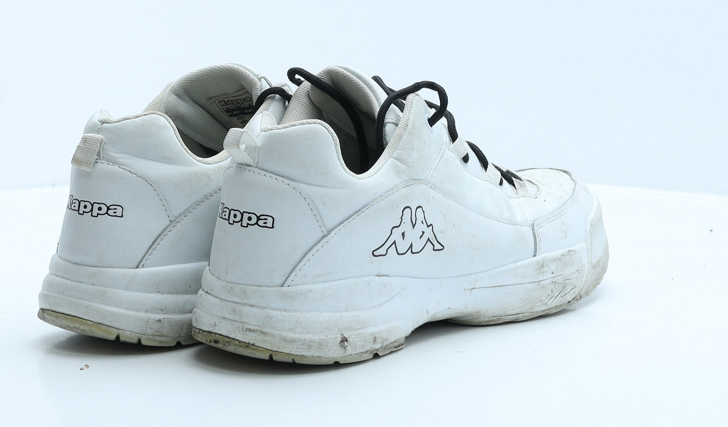 Kappa Mens White Leather Trainer UK 8 42