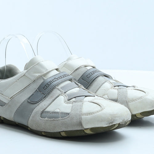 Marithe Francois Girbaud Mens White Leather Trainer UK 7 41