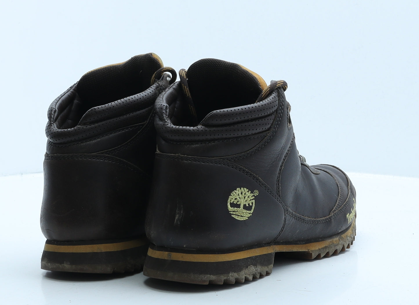 Timberland Mens Brown Leather Combat Boot UK 8.5