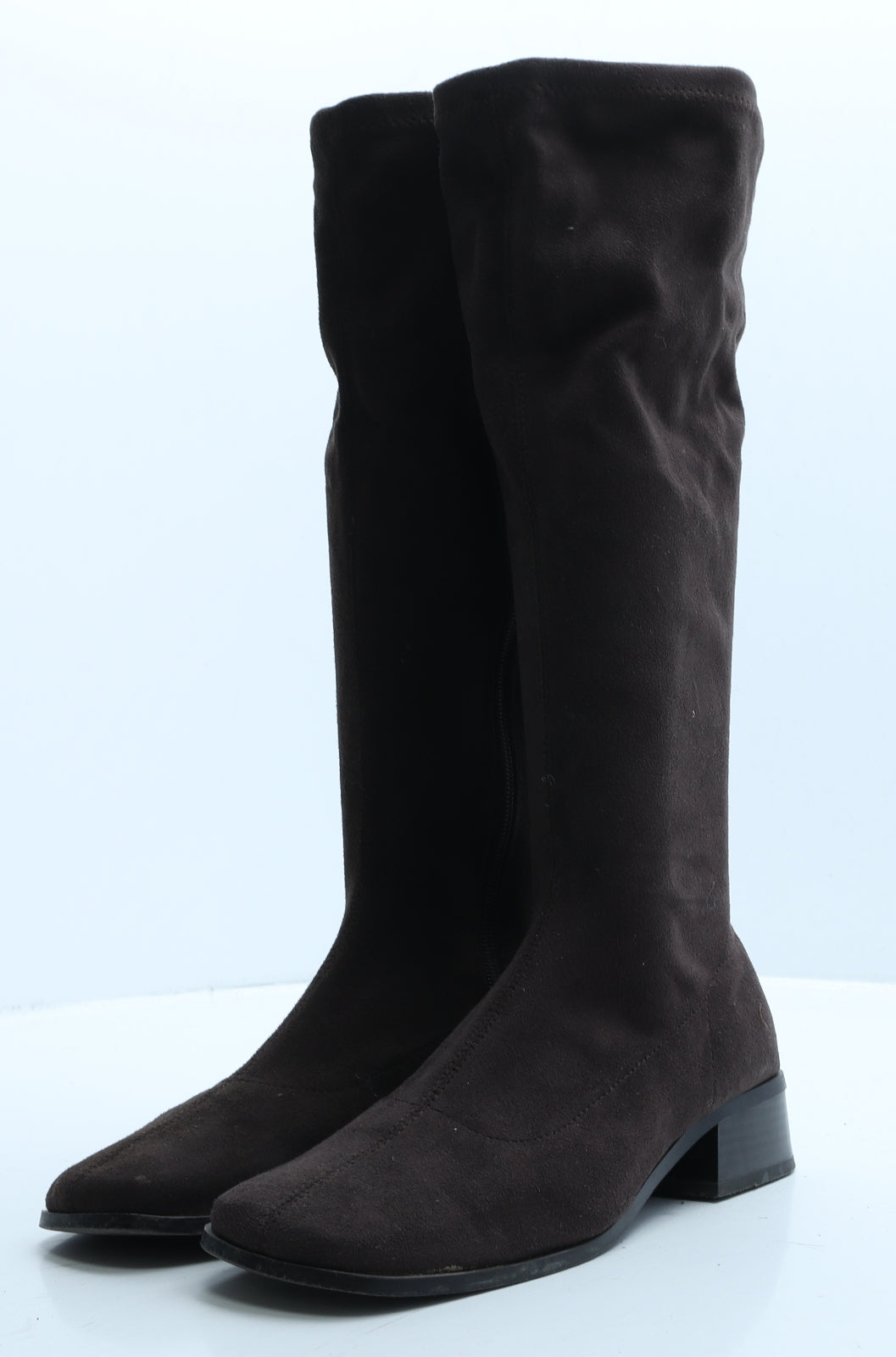 XPRESS Womens Brown Suede Slip On Boot UK 6