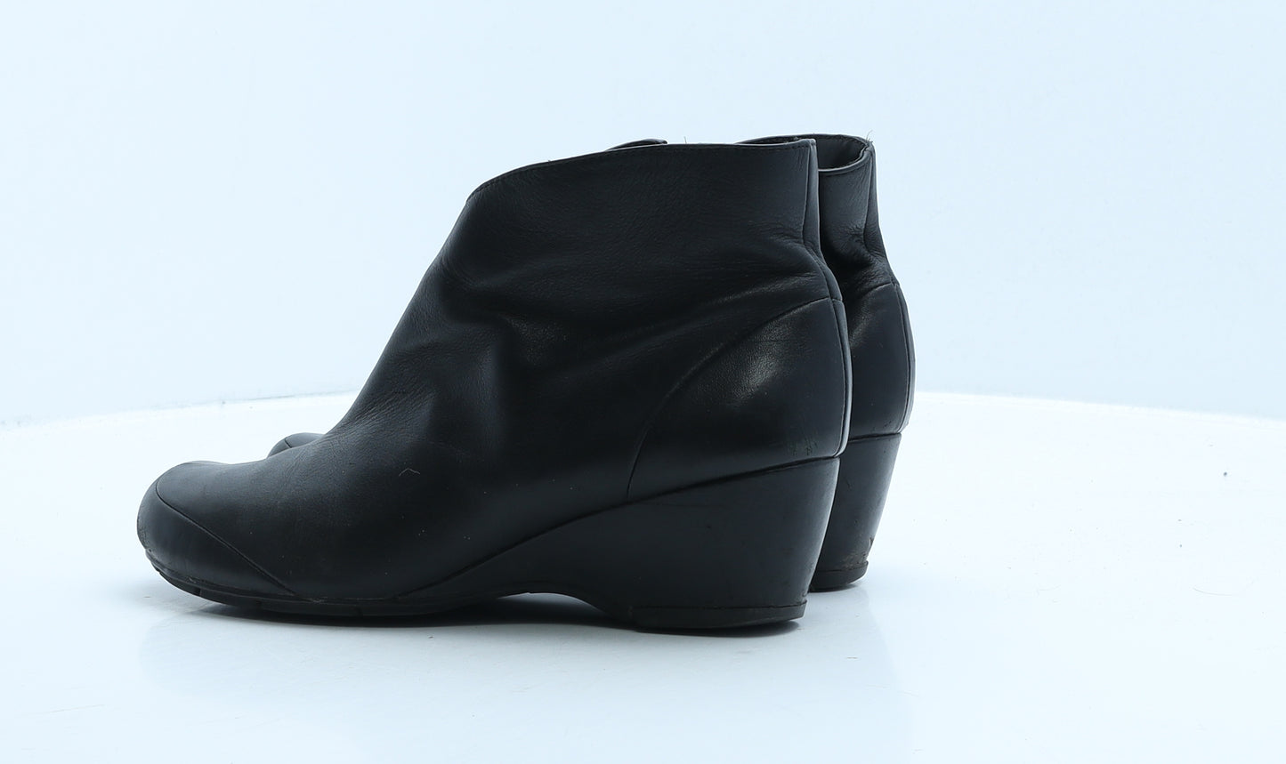 Clarks Womens Black Leather Bootie Boot UK 7 40