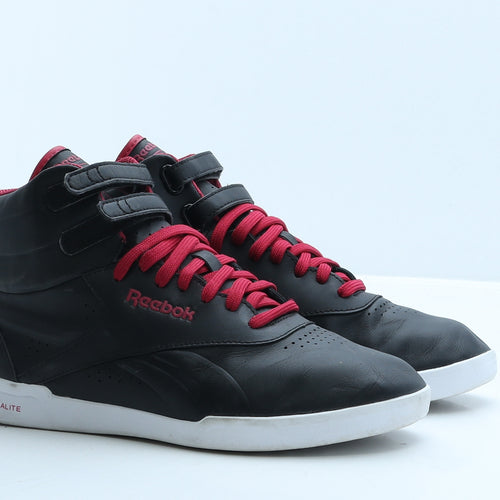 Reebok Womens Black Leather Trainer UK 6 39