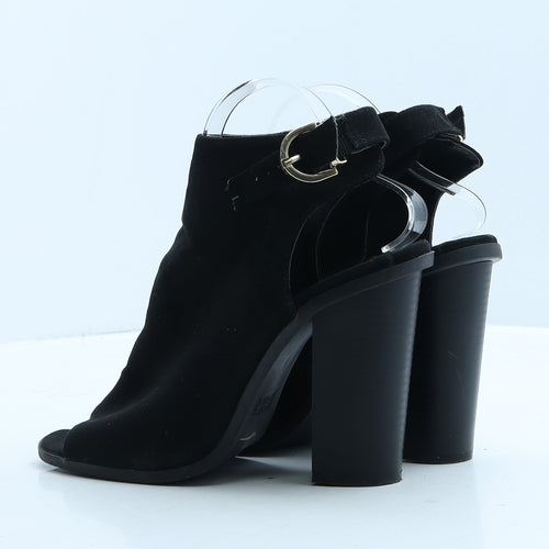 Atmosphere Womens Black Suede Mule Heel UK 7 40