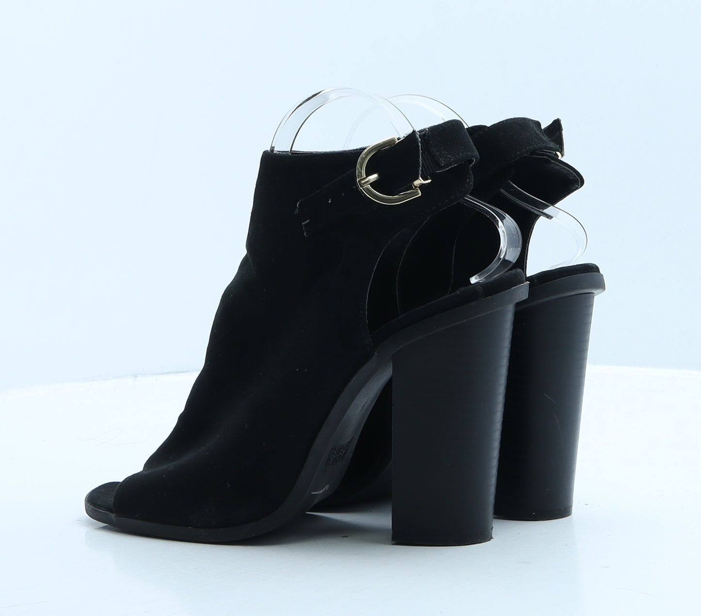 Atmosphere Womens Black Suede Mule Heel UK 7 40