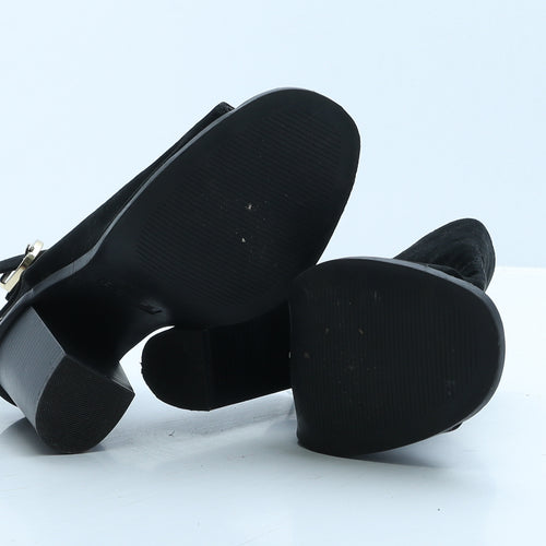 Atmosphere Womens Black Suede Mule Heel UK 7 40