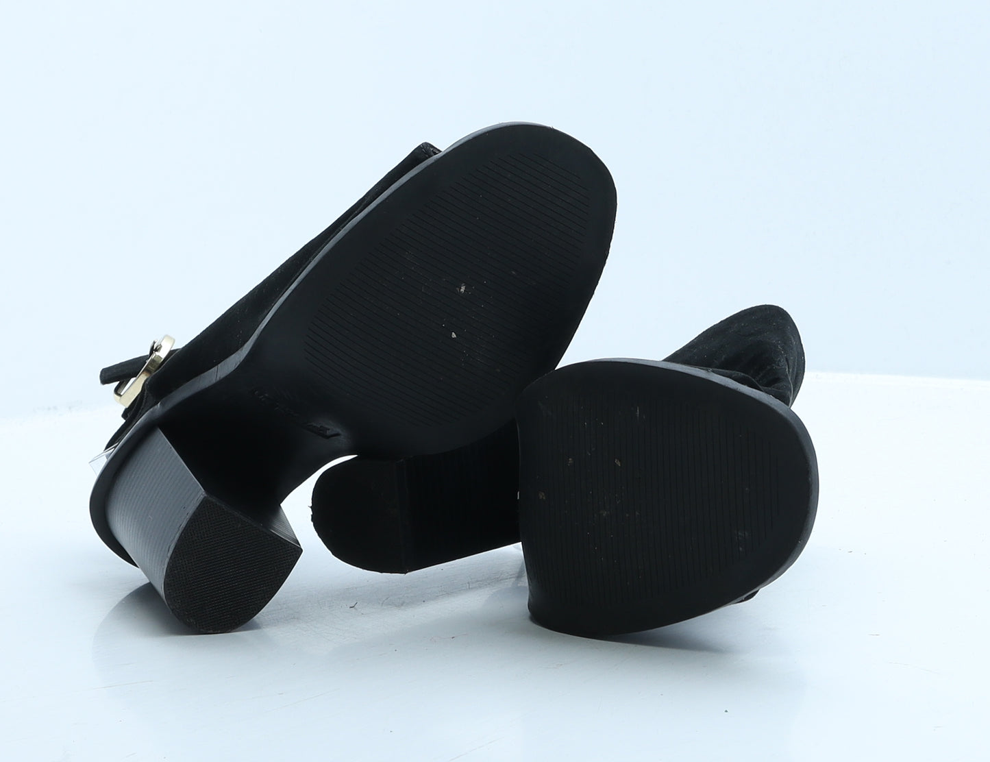 Atmosphere Womens Black Suede Mule Heel UK 7 40