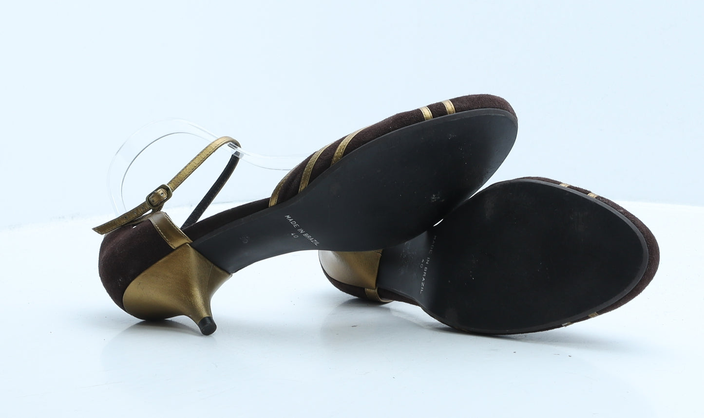 Cala Womens Brown Suede D'Orsay Heel UK 7 40