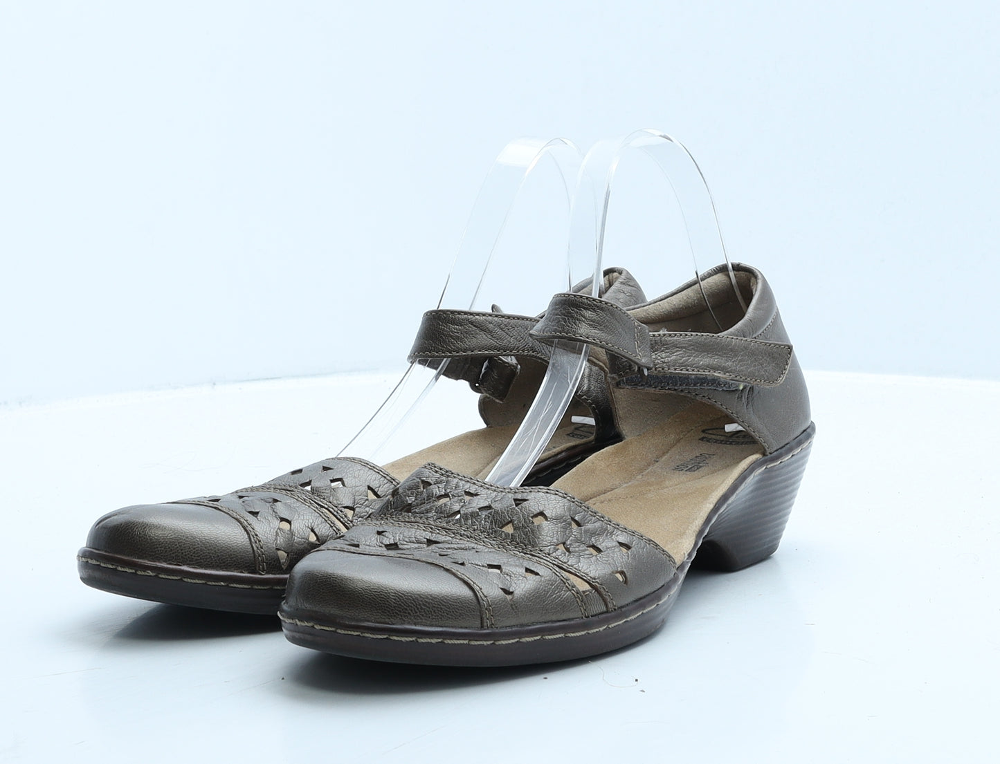 Clarks Womens Brown Leather Strappy Sandal UK 7 40