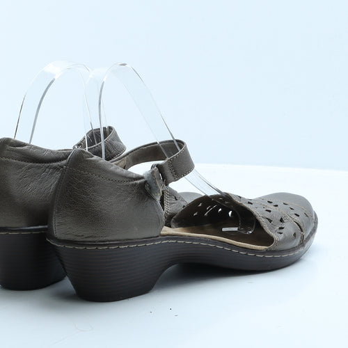 Clarks Womens Brown Leather Strappy Sandal UK 7 40