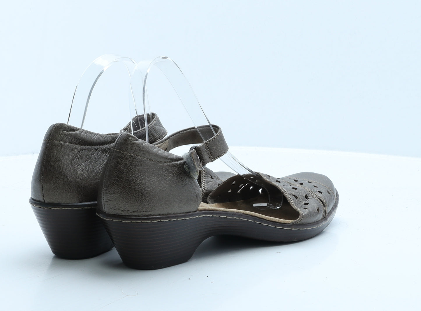 Clarks Womens Brown Leather Strappy Sandal UK 7 40