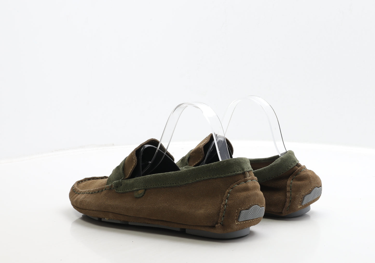 GAS Mens Brown Leather Loafer Casual UK 9 43