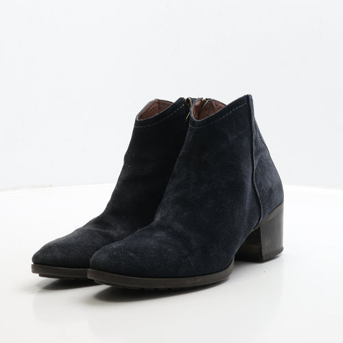 Indigo Collection Womens Blue Leather Cowboy Boot UK 6.5 40