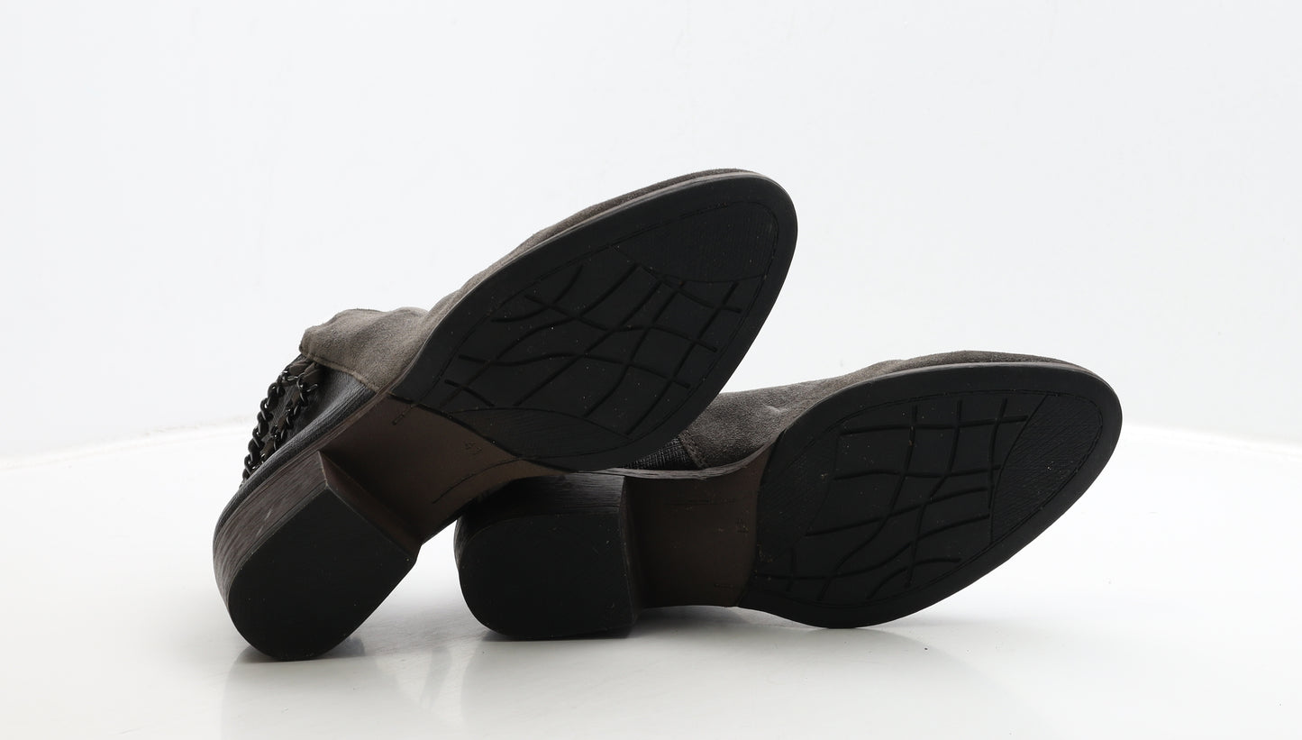 Marco Tozzi Womens Brown Leather Cowboy Boot UK 8 41