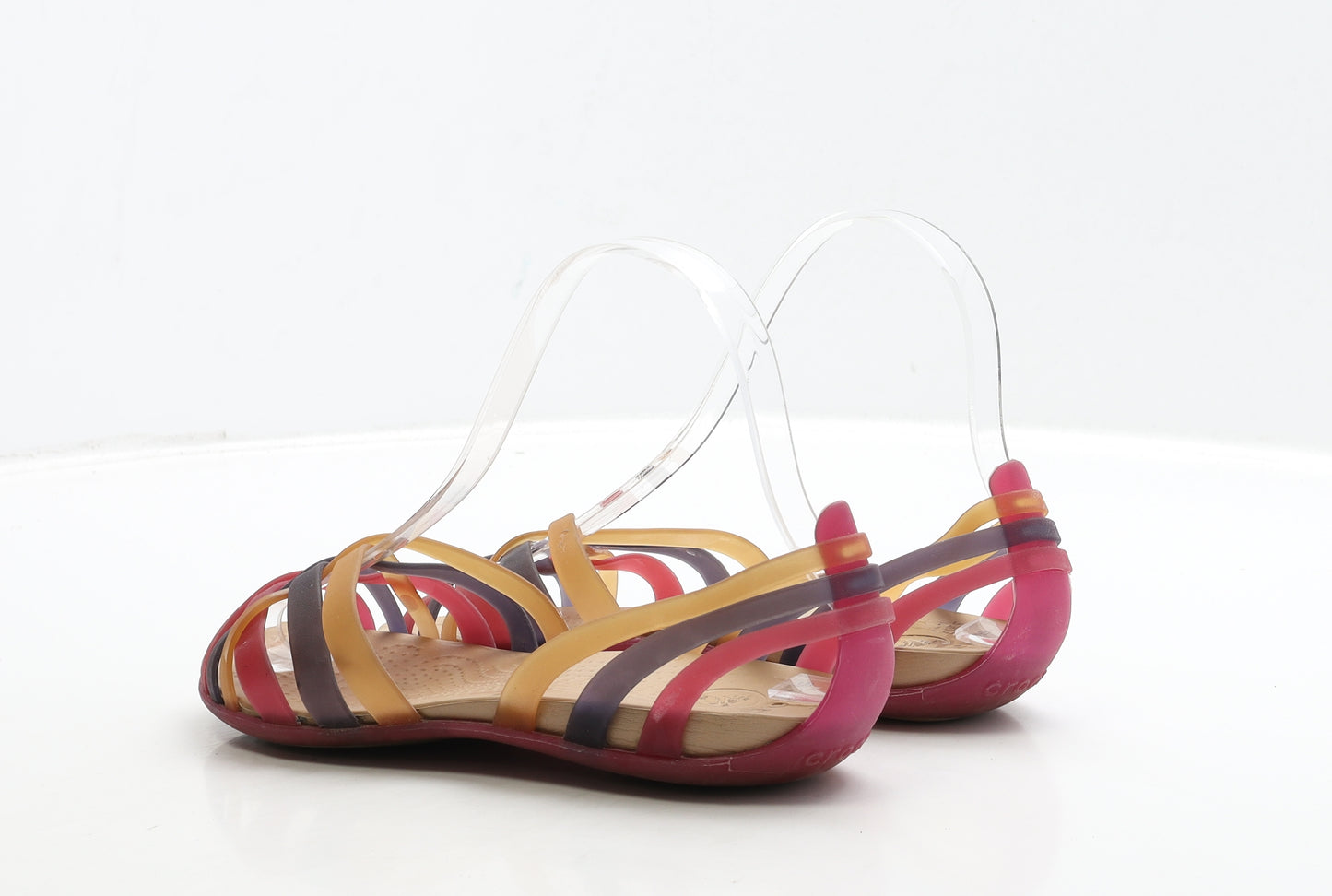 Crocs Womens Multicoloured Rubber Slip On Sandal UK 6 39