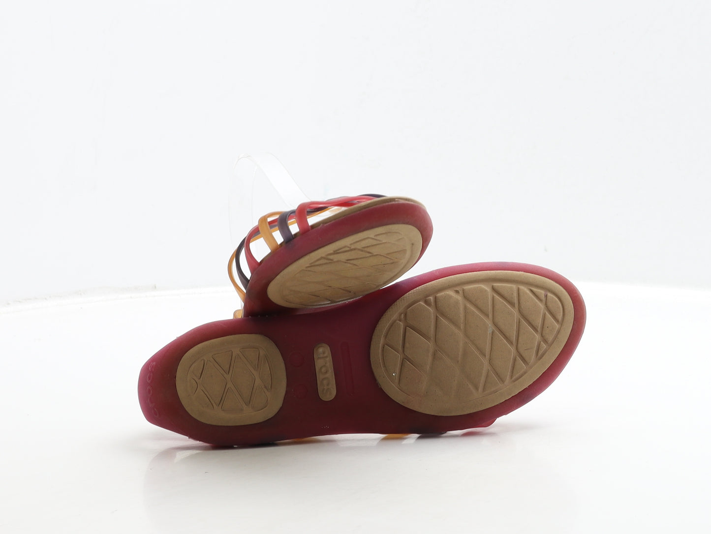 Crocs Womens Multicoloured Rubber Slip On Sandal UK 6 39