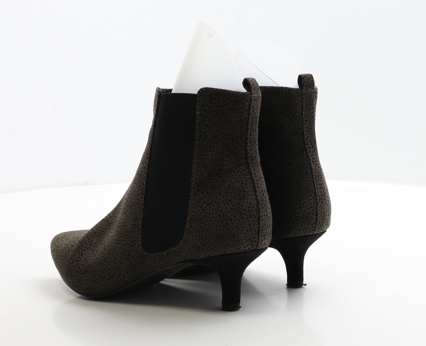 Marks and Spencer Womens Brown Spotted Suede Chelsea Boot UK 5 38