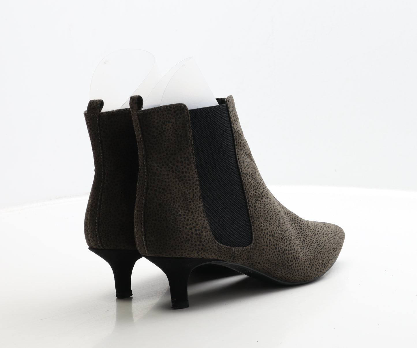 Marks and Spencer Womens Brown Spotted Suede Chelsea Boot UK 5 38