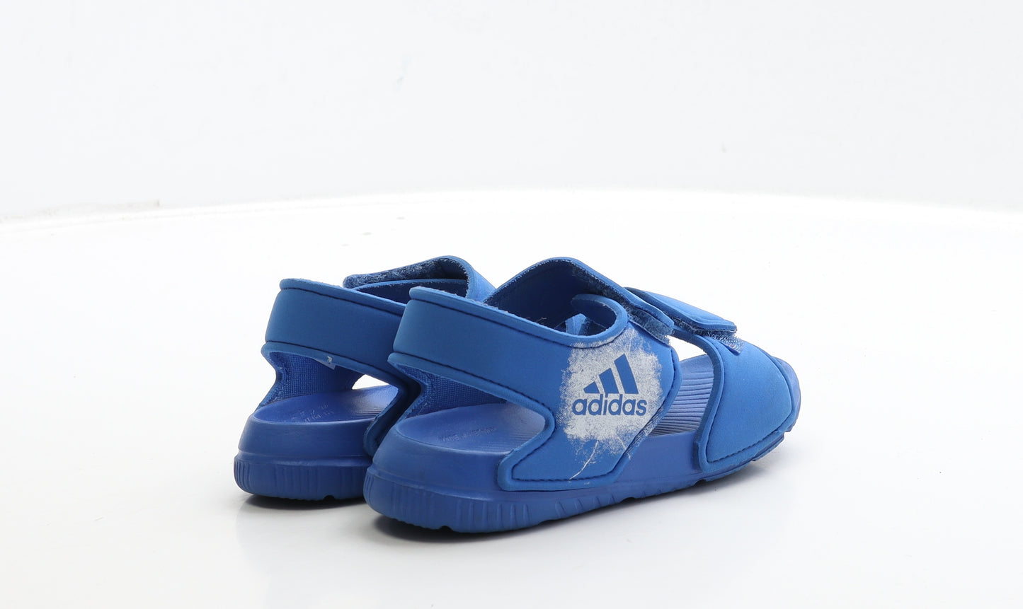 adidas Boys Blue Polyester Slingback Sandal UK 9 27