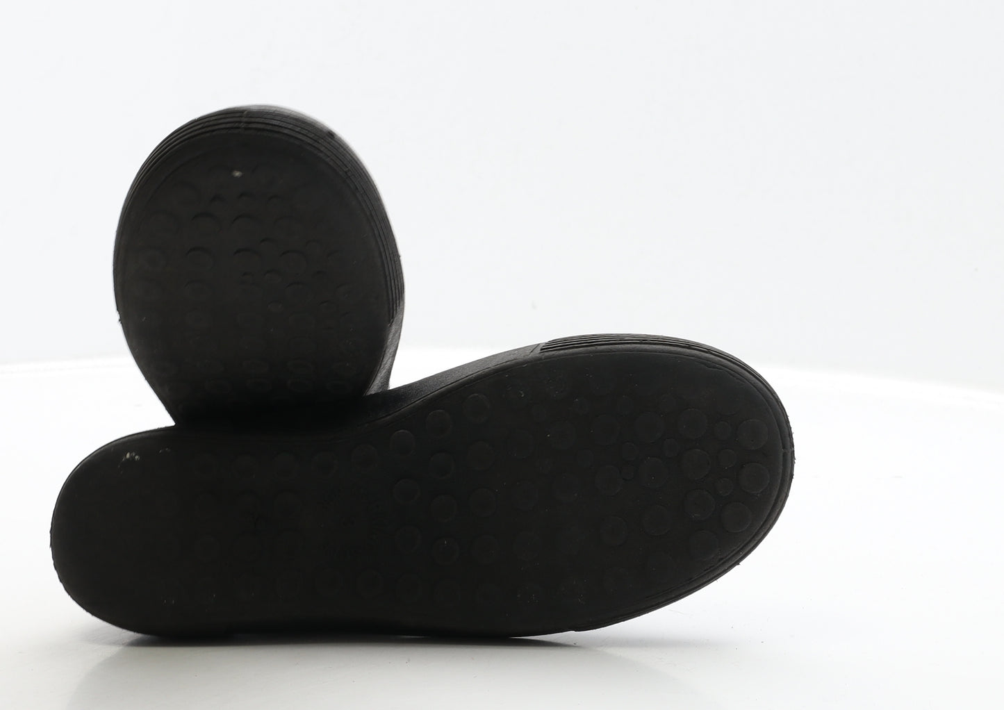 George Girls Black Polyester Trainer UK 3 36