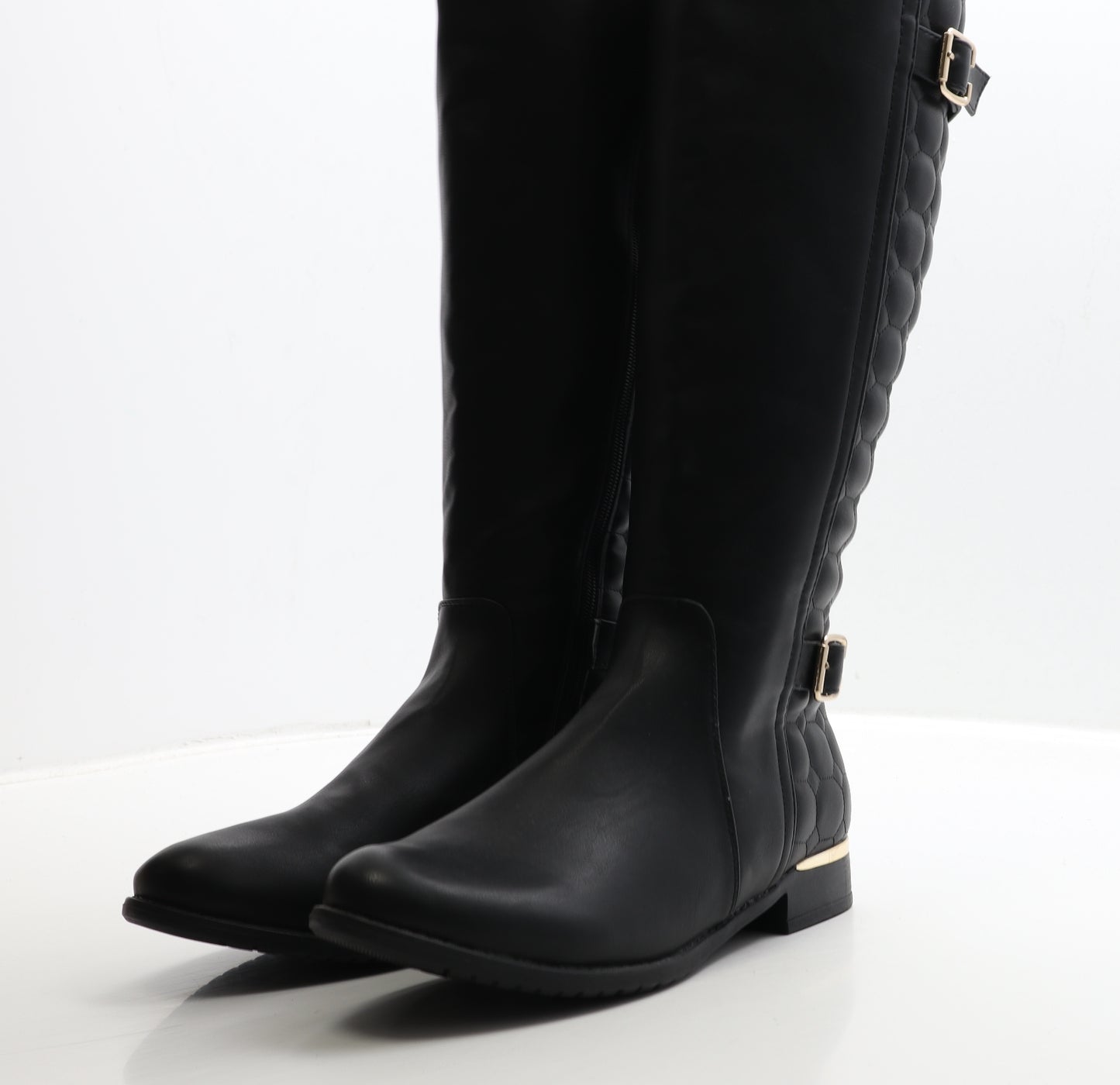 Lotus Womens Black Leather Biker Boot UK 8 41
