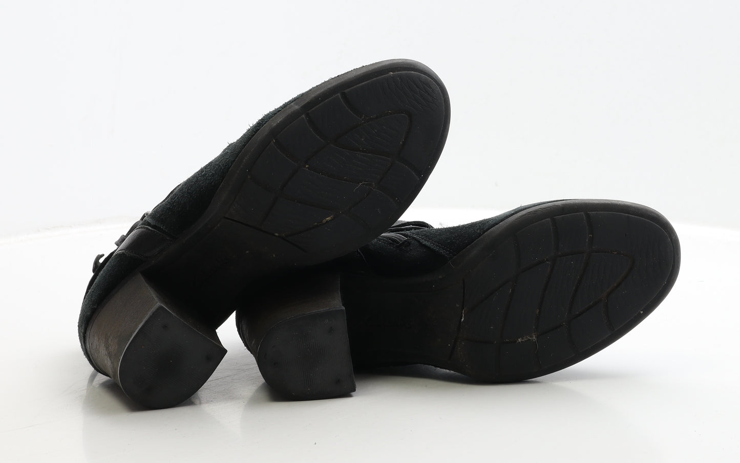 Clarks Womens Black Suede Biker Boot UK 6 39