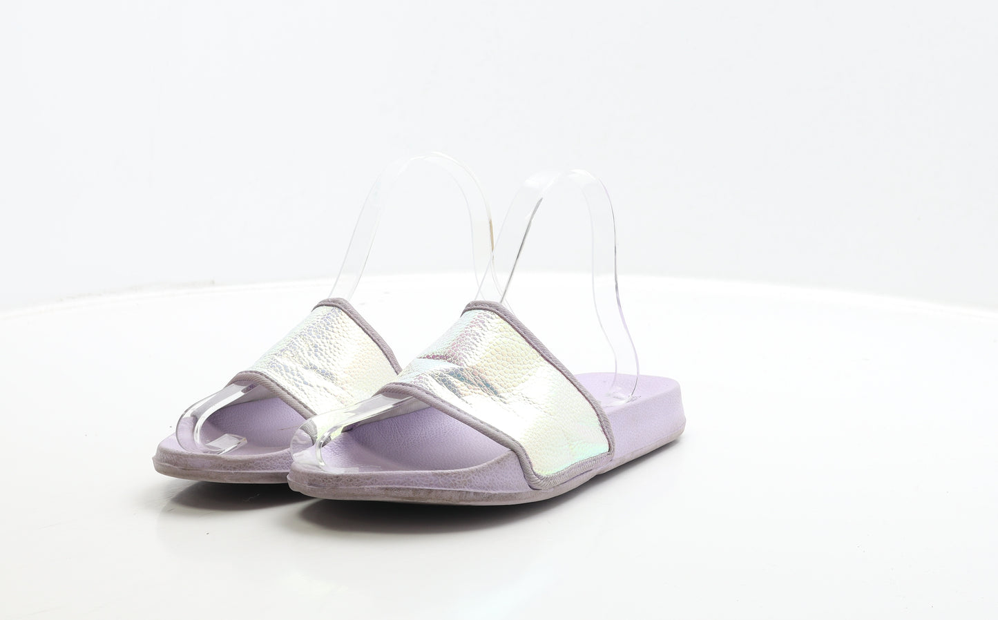 Primark Girls Purple Polyester Slider Sandal UK 2 35