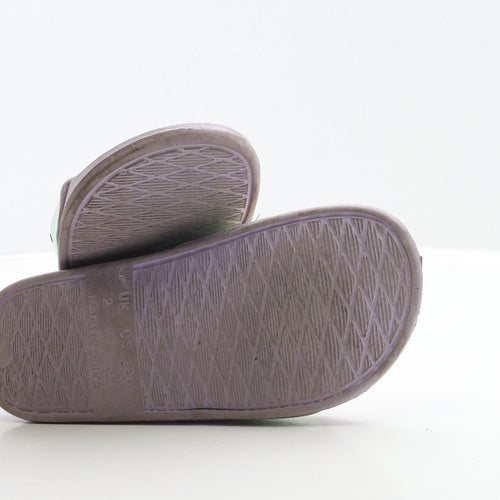Primark Girls Purple Polyester Slider Sandal UK 2 35