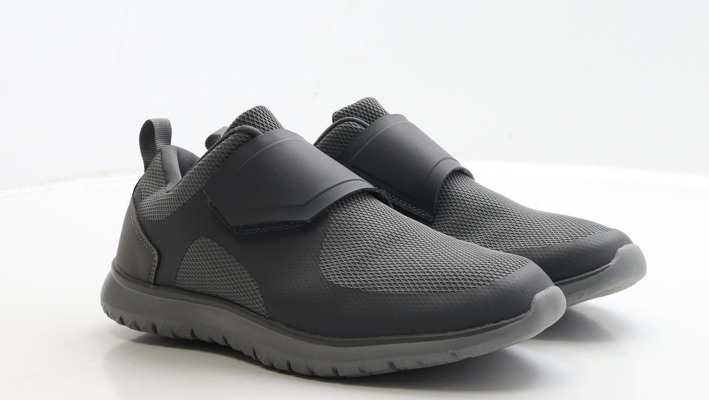 Marks and Spencer Mens Grey Polyester Trainer UK 8 42