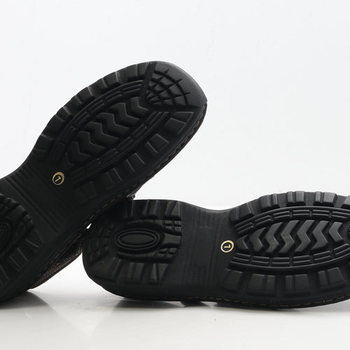 L.Lambertazzi Mens Brown Leather Fisherman Casual UK 7 41