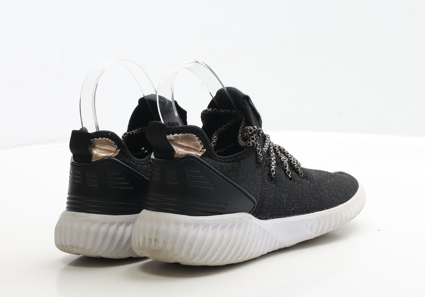 Beck&Hersey Girls Black Polyester Trainer UK 1 34